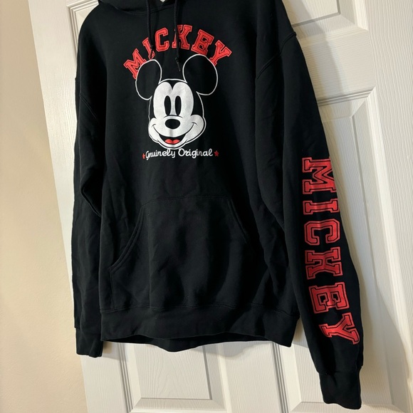 Disney Mickey Mouse Genuinely Original Pullover Hoodie, Black size M - Picture 2 of 7